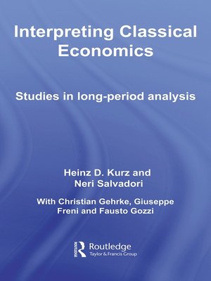 cover image of Interpreting Classical Economics